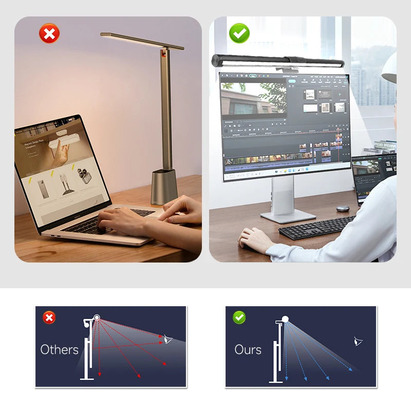 VEXTRON RGB Monitor Light Bar – Eye Care & Stepless Dimming