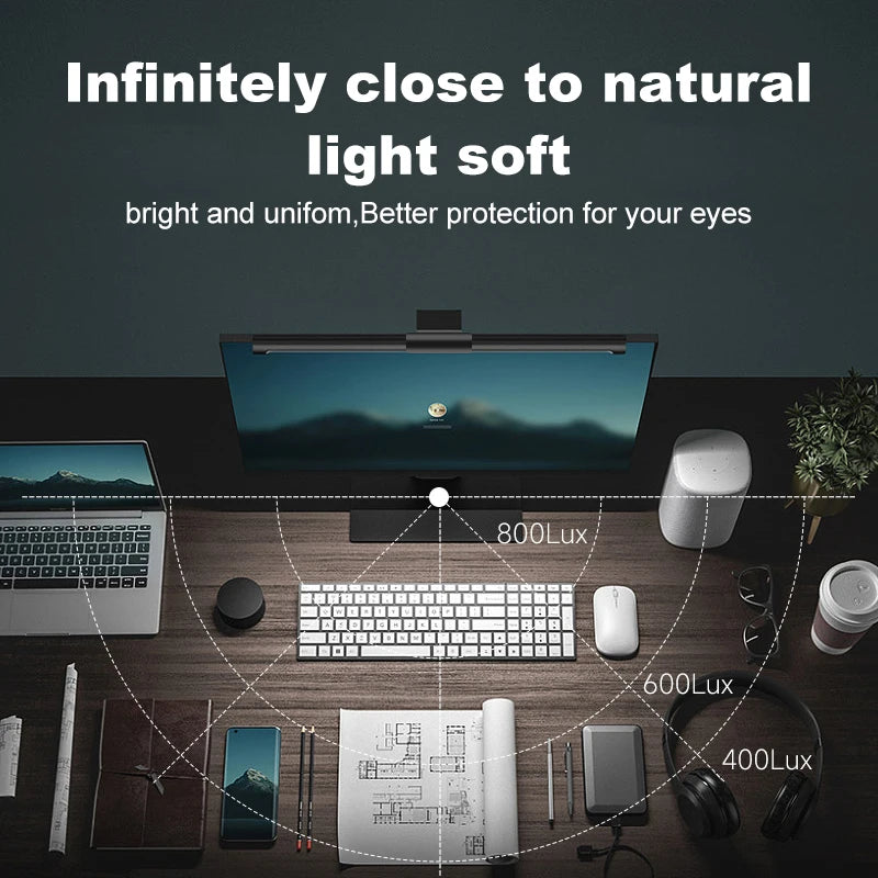 VEXTRON RGB Monitor Light Bar – Eye Care & Stepless Dimming